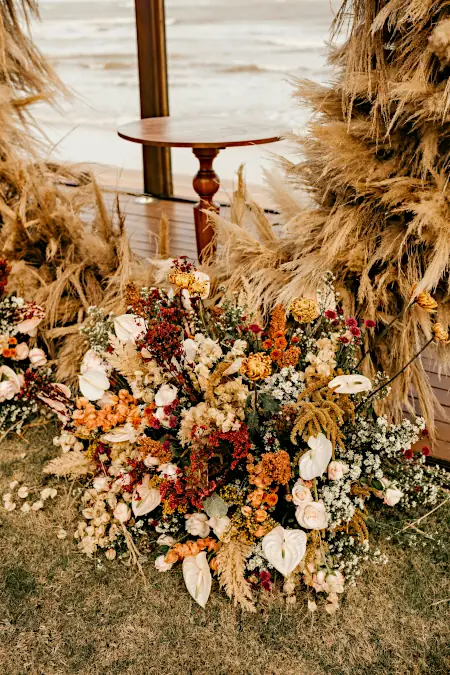 fall wedding centerpieces