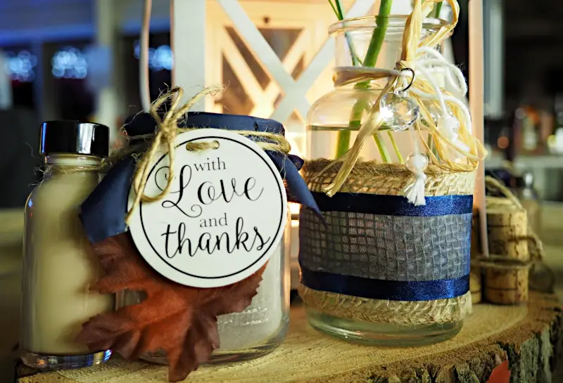 fall wedding favor