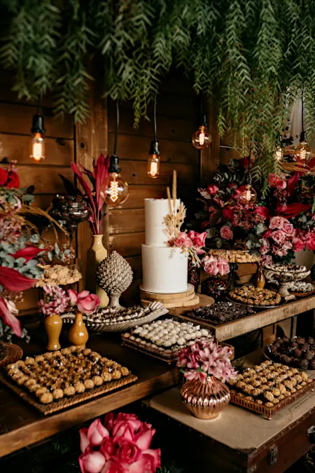 rustic fall wedding colors