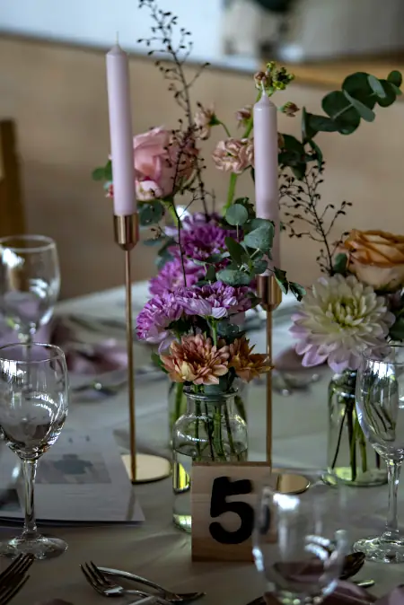 table decorations for wedding reception