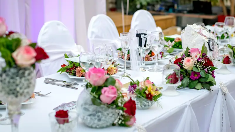 Wedding reception table ideas